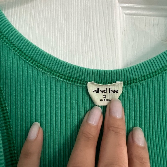 Wilfred Free Ribbed Racerback Dress - Picture 2 of 7